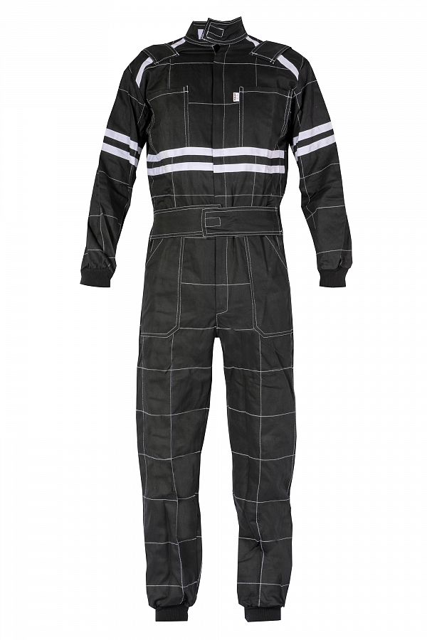 Kombinéza Profi černá vel. 58 - Obrázek Kombinéza Profi černá vel. 58 - Obrázek